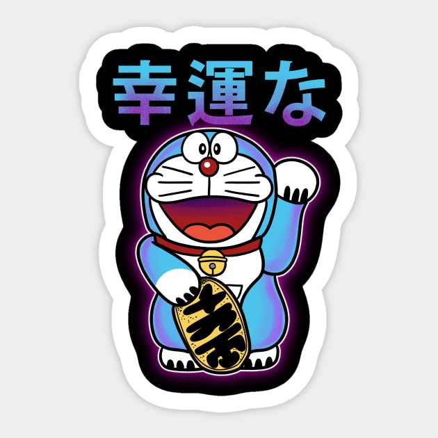 Doramanekineko Sticker by absolemstudio